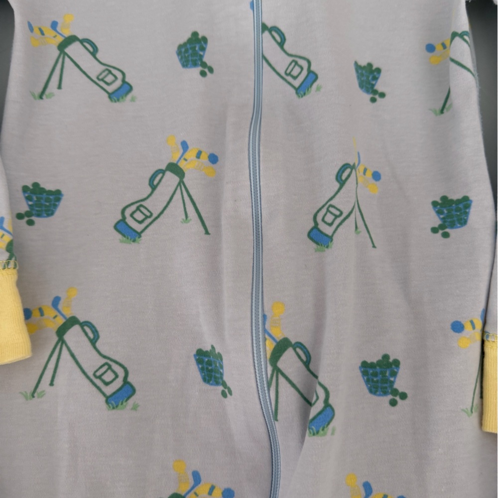 The Beaufort Bonnet Company Golf Onesie Pajamas - Picture 2 of 4